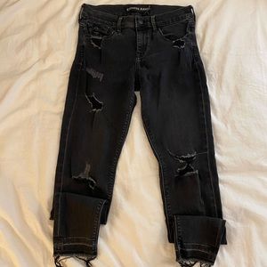 Mid rise express jeans